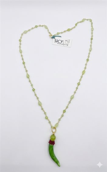 Collana Sicylui Donna in Argento 1542CO-VERDE - 1542CO-VERDE